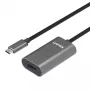 USB laidas UNITEK U304A USB 3.2 Gen 1 5m USB-C USB-A pilkas