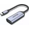 USB-C į HDMI adapteris Unitek V1416B, pilka, vieno prievado vaizdo išvestis