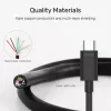 UNITEK USB laidas C14103BK-1.5M USB 3.2 Gen 1 USB A - USB C juodas 1,5 m