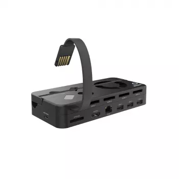 UNITEK G1002B Docking stotelė, skirta Nintendo Switch, laidinė, juoda