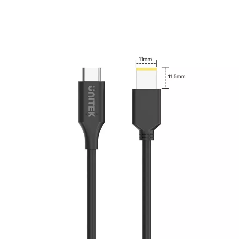 Maitinimo laidas UNITEK C14115BK-1.8M USB C DC 1,8m 20V 3,25A