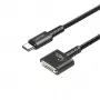 Maitinimo laidas UNITEK C14121BK-1M Juodas MagSafe 3 USB C 1m 28V 5A