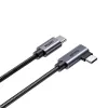 USB-C laidas UNITEK C14123BK-3M USB 2.0 USB C 3m juodai pilkas