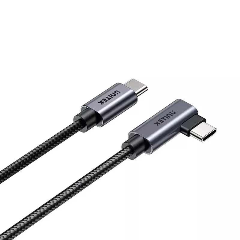 USB-C laidas UNITEK C14123BK-3M USB 2.0 USB C 3m juodai pilkas