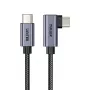 USB-C laidas UNITEK C14123BK-3M USB 2.0 USB C 3m juodai pilkas