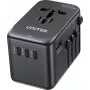 Keliaujantis įkroviklis Unitek P1123ABK01 — Unitek PD 100W, kelių regionų EU/US/UK/AUS kištukas