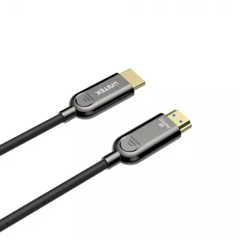 HDMI kabelis UNITEK C11085GY01-40M 40m 2.1 48 Gbit/s Juodas
