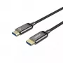 HDMI kabelis UNITEK C11085GY01-40M 40m 2.1 48 Gbit/s Juodas