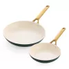 Keptuvių rinkinys 2 vnt GreenPan Padova Reserve 20 cm ir 26 cm – žalia, nelipni