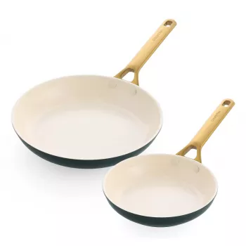 Keptuvių rinkinys 2 vnt GreenPan Padova Reserve 20 cm ir 26 cm – žalia, nelipni
