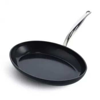 Universali keptuvė GreenPan Barcelona Pro Round, 330 mm, be PFAS, juoda