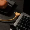 USB-C į USB-C / Lightning laidas Native Union Belt Cable Duo, 1,5 m, žalias