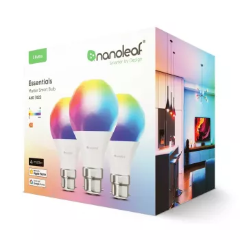 Išmani lemputė Nanoleaf NF080B02-3A19B – belaidė LED lemputė su Wi‑Fi valdymu