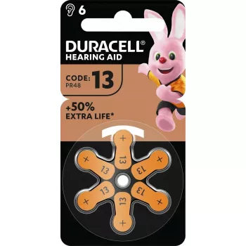 Baterija klausos aparatui Duracell EasyTab 13 (PR48) 6 vnt.