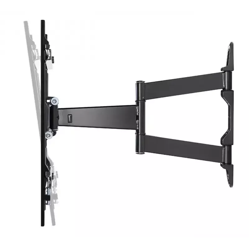 Laikiklis ekranui ant sienos/lubų B-TECH BTV513 55 colių (139,7 cm), max 35 kg, VESA 426×400, pakreipimas -2–10°, pasukimas 180° — Juodas