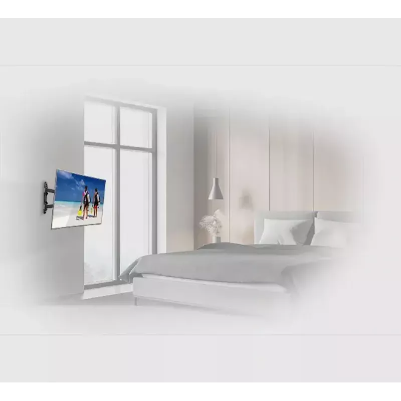 Laikiklis ekranui ant sienos/lubų B-TECH BTV513 55 colių (139,7 cm), max 35 kg, VESA 426×400, pakreipimas -2–10°, pasukimas 180° — Juodas