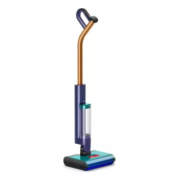 Elektrinis šluotuvas Dyson Clean + Wash Hygiene – belaidis, sausas ir šlapias valymas, be maišelio, 45 min veikimo laikas, mėlynas/varinis