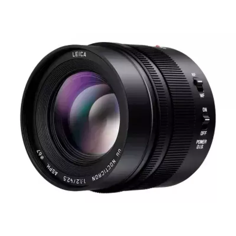 Objektyvas Panasonic H-NS043E, 42,5 mm, F1.2, Micro Four Thirds, juodas