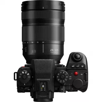 Veidrodinis fotoaparatas Panasonic Lumix DC-S1R II su 24–105 mm objektyvu, 47,3 MP viso kadro