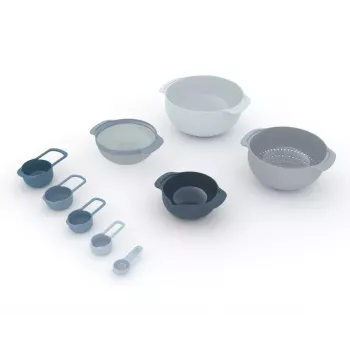 Rinkinys Joseph Joseph Nest Stackable Blue Grey 4.5L dubuo 1.65L sietelis