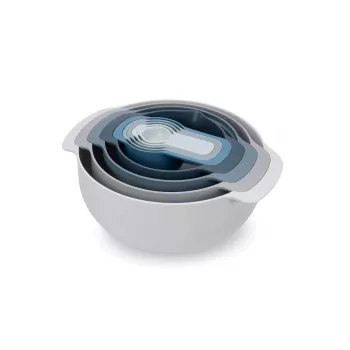 Rinkinys Joseph Joseph Nest Stackable Blue Grey 4.5L dubuo 1.65L sietelis