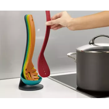 Virtuviniai įrankiai Joseph Joseph 10124 5 vnt Įvairiaspalviai Atsparūs karščiui iki 200°C