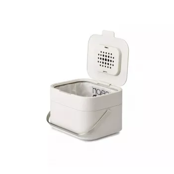 Joseph Joseph Intelligent Waste Stack 4 L maisto atliekų kibiras, Stone