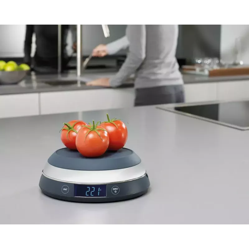 Elektrinės virtuvinės svarstyklės Joseph Joseph SwitchScale pilka