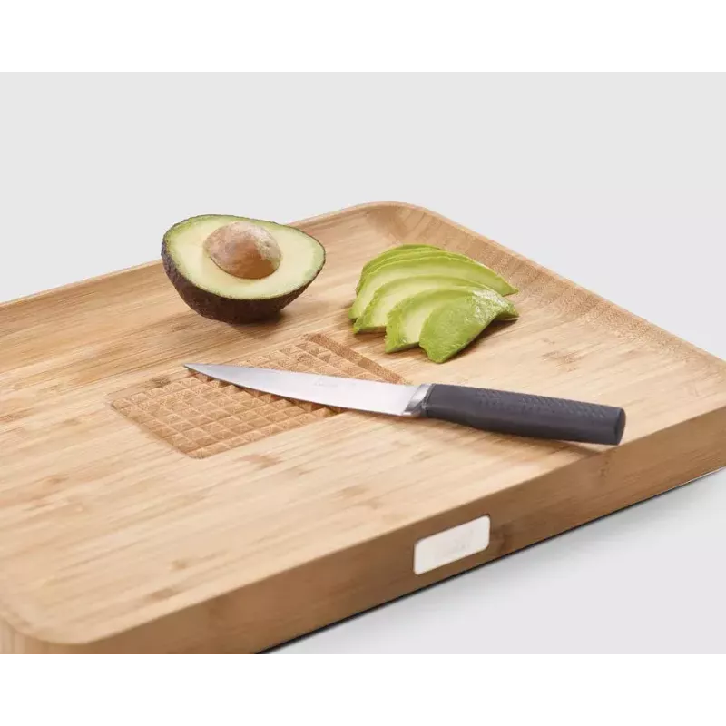 Pjaustymo lenta Joseph Joseph Cut&Carve stačiakampė bambukinė