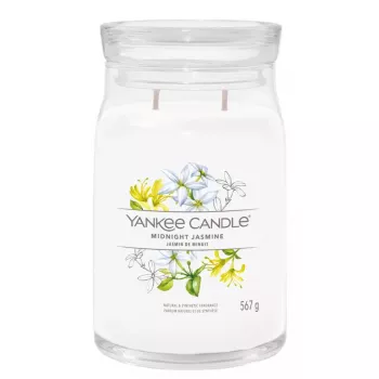 Yankee Candle Midnight Jasmine didelis žvakė stiklainyje 567g