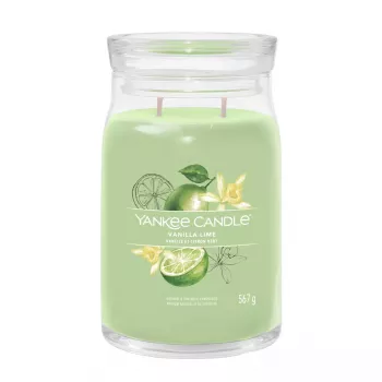 Žvakė vaškinė Yankee Candle Signature Lime Vanilla Green 1 vnt 157mm 9,3cm 567g