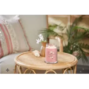 Yankee Candle Citrus Floral Vanilla Pink vaškinė žvakė cilindras 1629962E 157mm 9,3cm 567g