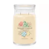 Yankee Candle Signature Christmas Cookie didelis stiklinis žvakė, 567 g