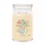 Yankee Candle Signature Vanilla Yellow vaškinė žvakė 1 vnt 157 mm 9,3 cm 567 g