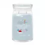 Yankee Candle North Pole Hideaway mėlynas vaškinis 157 mm 567 g