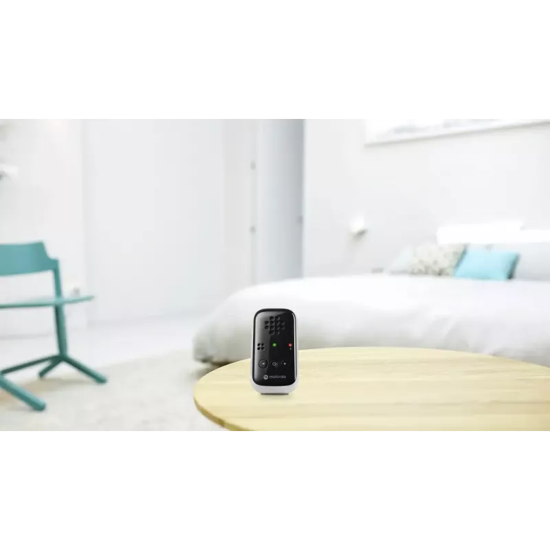MOTOROLA PIP10 balto-juodo belaidžio garso monitoriaus komplektas 2.4 GHz