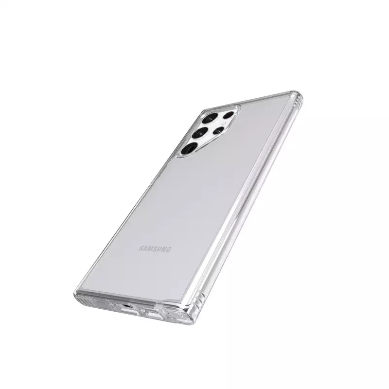 Tech21 Evo Clear permatomas dėklas Samsung Galaxy S22 Ultra 15,5 cm