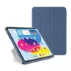 Dėklas su atverčiamu dangteliu PIPETTO P052-51-V, skirtas iPad 10th Gen (10,9 colio) – mikropluoštas ir TPU, 5 padėčių stovas