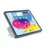 Dėklas su atverčiamu dangteliu PIPETTO P052-51-V, skirtas iPad 10th Gen (10,9 colio) – mikropluoštas ir TPU, 5 padėčių stovas