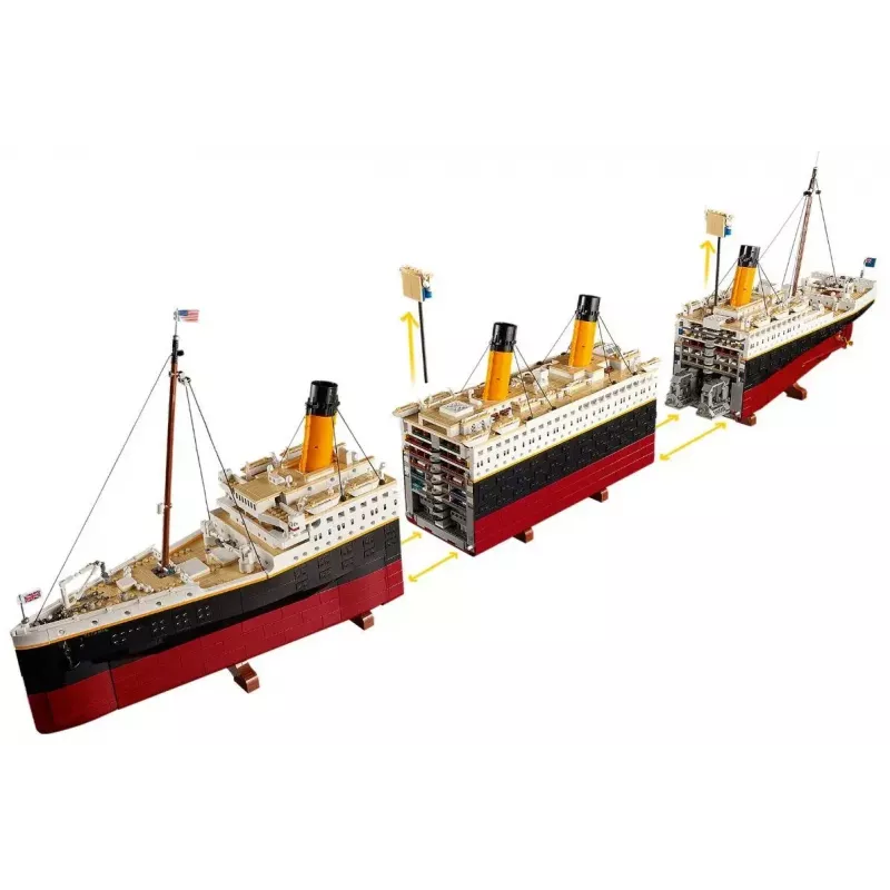 LEGO ICONS 10294 Titaniko modelio replika – 9 090 detalių, 18+