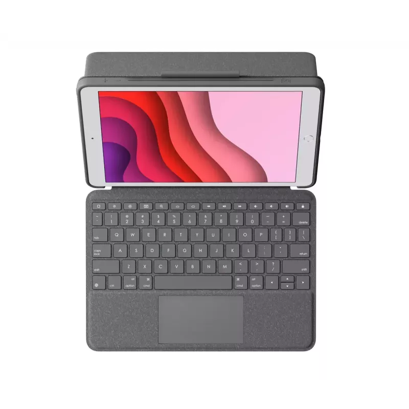 Klaviatūros dėklas Logitech Combo Touch, skirtas iPad 7, 8 ir 9 kartoms