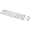 Logitech MK950 Signature Slim belaidė klaviatūra ir pelė, RF Wireless + Bluetooth, QWERTY danų/suomių/norvegų/švedų, balta