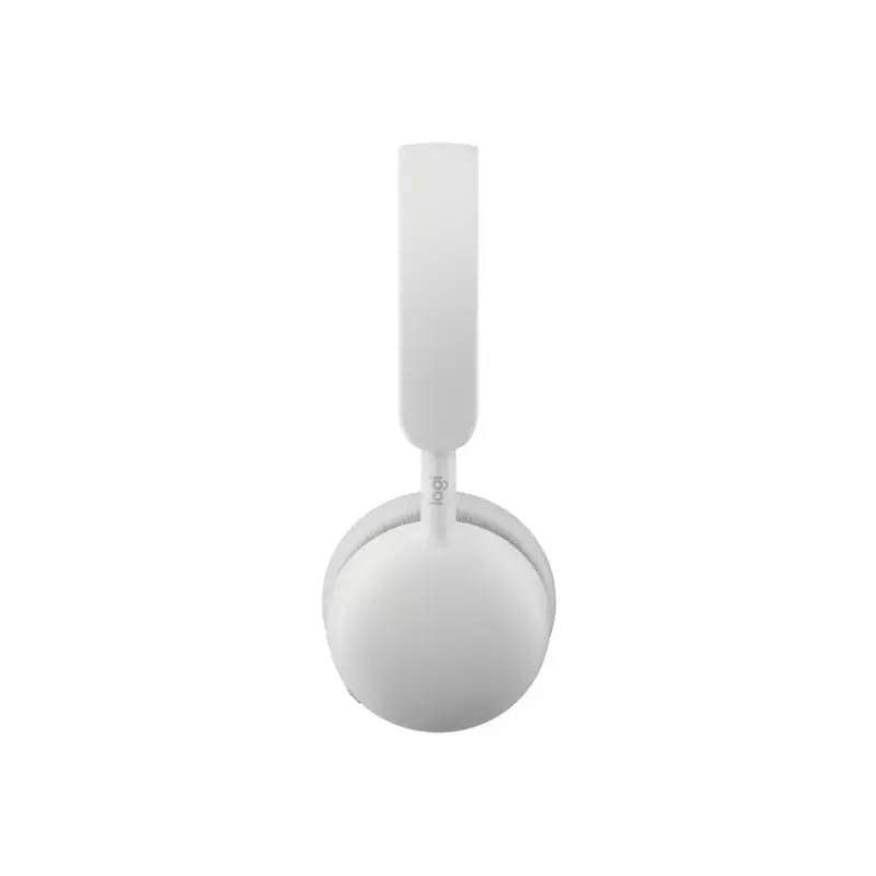 Ausinės Logitech Zone Wireless 2 ES – belaidės ir laidinės (Bluetooth, USB-C), antausinės, 1,5 m laidas, balta, 212 g