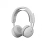 Ausinės Logitech Zone Wireless 2 ES – belaidės ir laidinės (Bluetooth, USB-C), antausinės, 1,5 m laidas, balta, 212 g