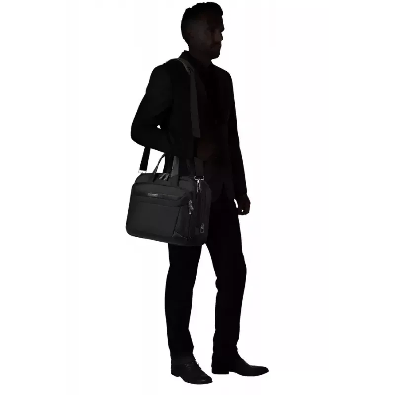 Samsonite PRO-DLX 6 portfelis 39,6 cm išplečiamas juodas