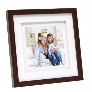 Vienvietis nuotraukų rėmelis Deknudt S65KQ1 Rudas 225x225 mm