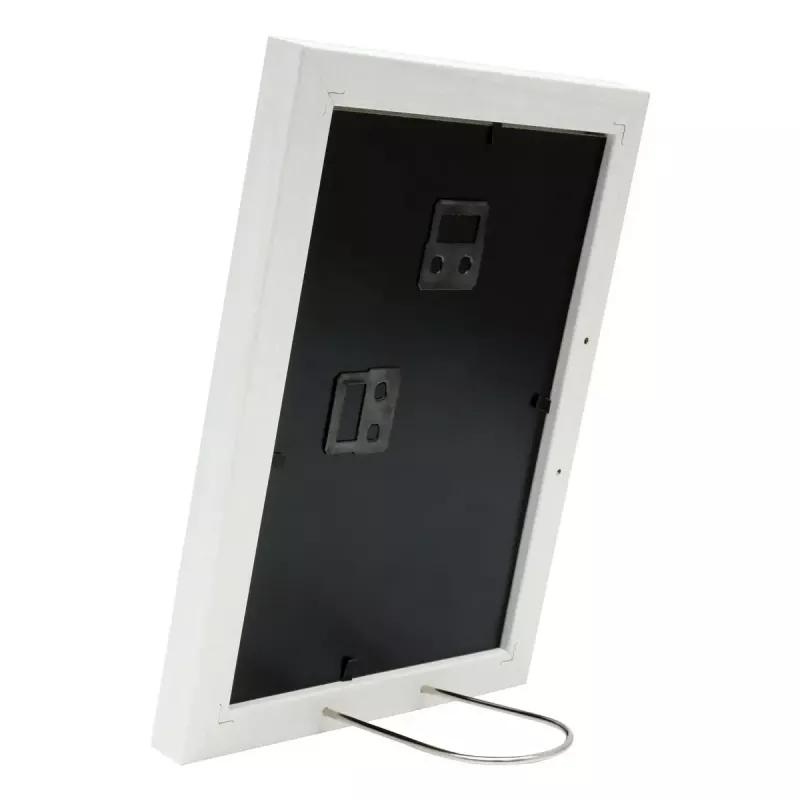 Vieno nuotraukos rėmelis Deknudt S66KF1 P1 Baltas MDF Stiklas Medis 30x40