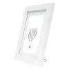 Vieno nuotraukos rėmelis Deknudt S66KF1 P1 Baltas MDF Stiklas Medis 30x40