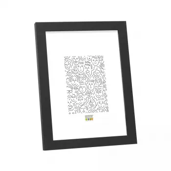 Vienvietis nuotraukų rėmelis Deknudt S44CF2 juodas 30x45 stiklas MDF