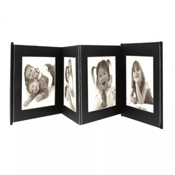 Fotoalbumas Deknudt Leporello Black 8 lapų 13 x 18 cm